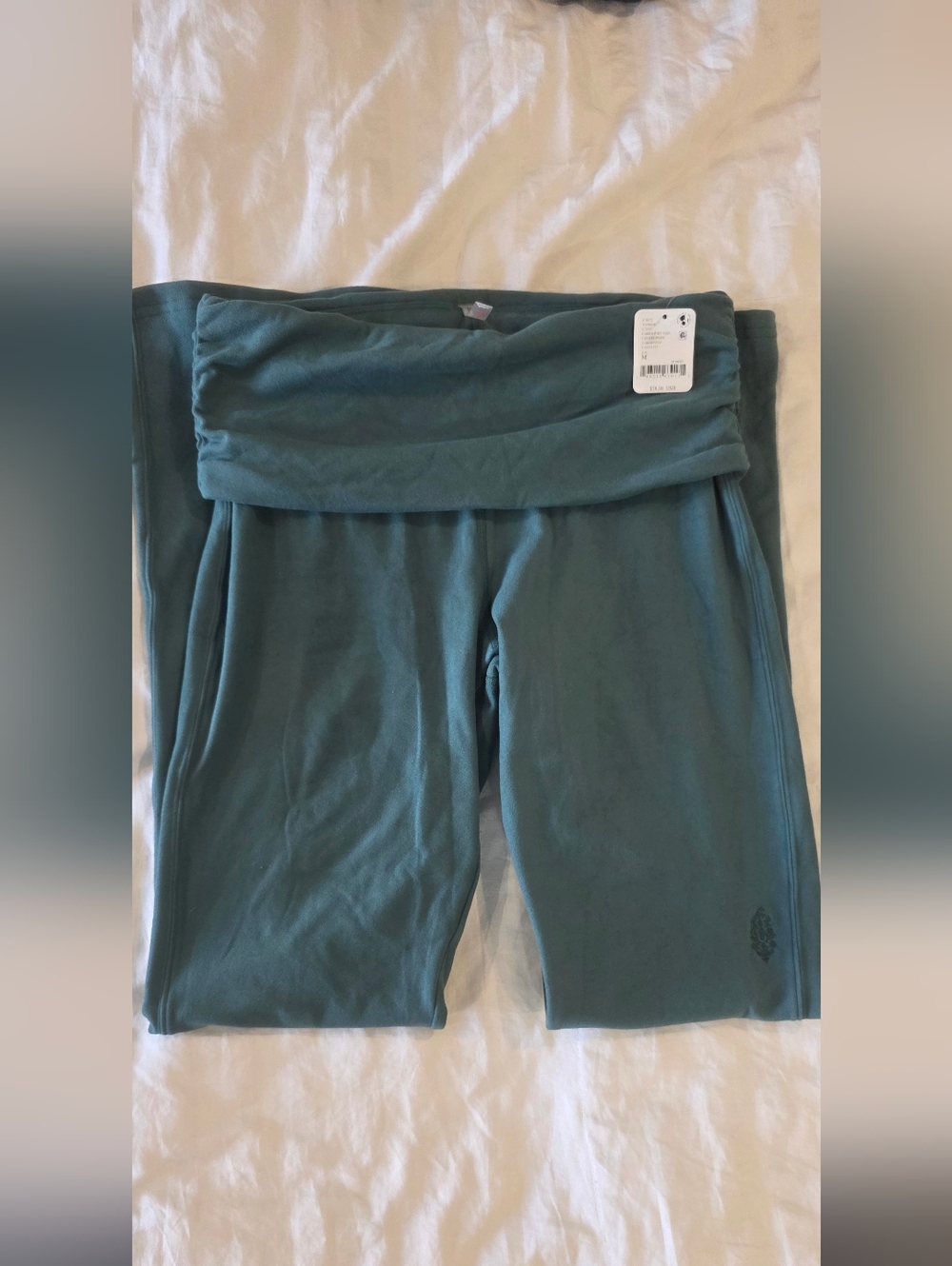 FP Movement by Free People Women's Fold-Over Waist Leggings - Midnight Jade